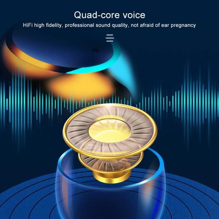 F9-5C Jerry Solution Touch Bluetooth Earphone with Magnetic Charging Box, Support Three-screen LED Power Display & Power Bank & Call & Siri & Hand Strap, F9-5C Jerry