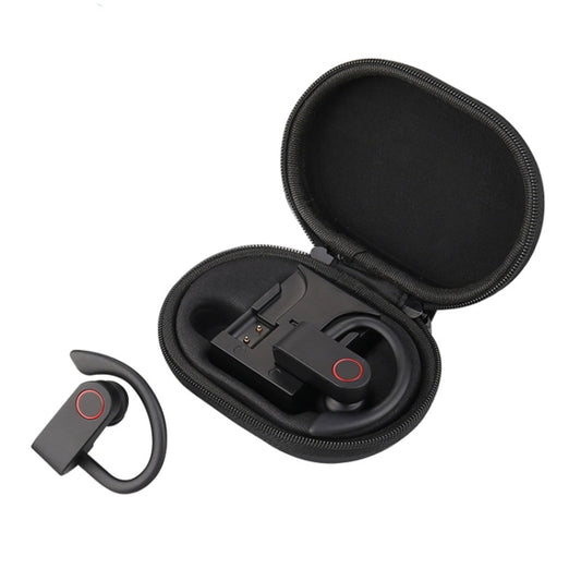 JHO-A9 TWS wireless hanging ear Bluetooth earphones with charging case and storage bag