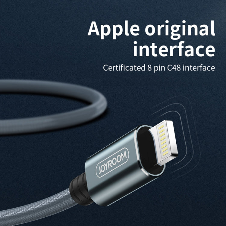 JOYROOM S-M369 Simple Series 2.4A 8 Pin Nylon Braided Data Cable, Length: 1.2m