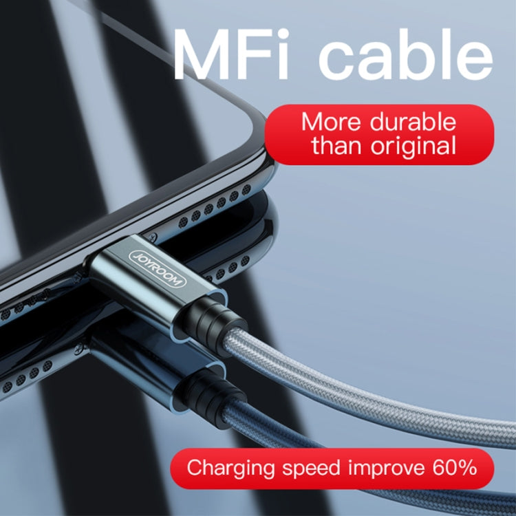 JOYROOM S-M369 Simple Series 2.4A 8 Pin Nylon Braided Data Cable, Length: 1.2m
