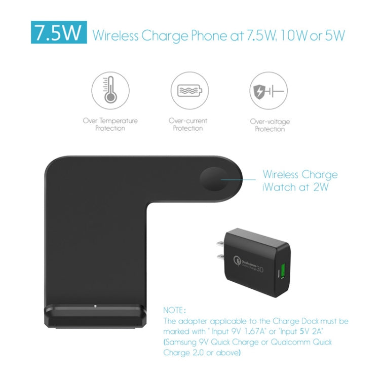 F11 Vertical Magnetic Wireless Charger for QI Charging Standard Mobile Phones & Apple Watch Series