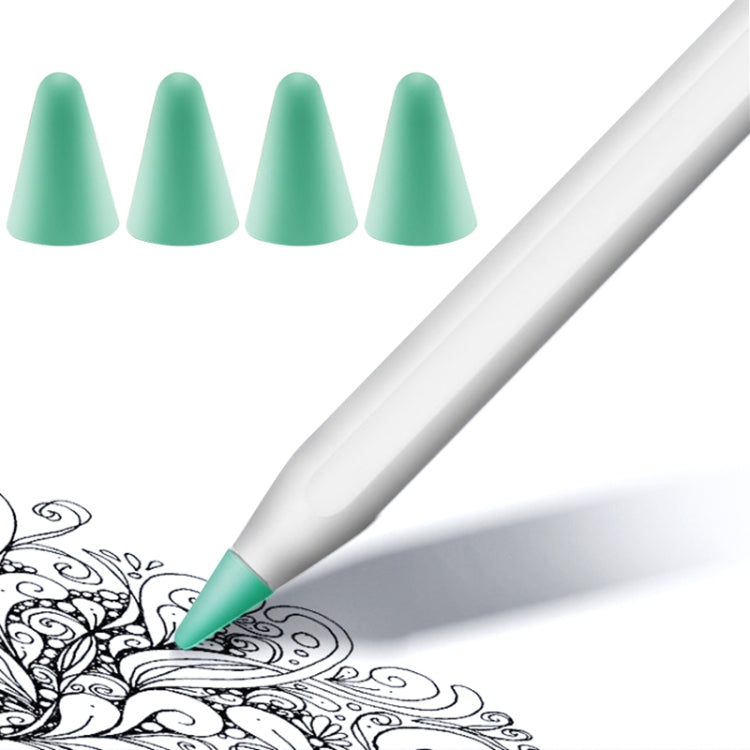 4 PCS Non-slip Mute Wear-resistant Nib Cover for Apple Pencil 1 / 2
