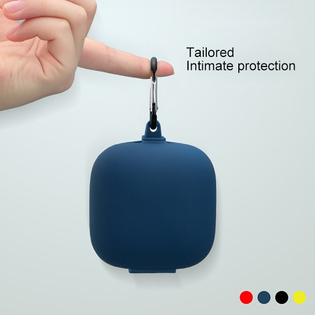 Solid Color Silicone Wireless Bluetooth Earphone Protective Case for Beats Powerbeats Pro, Light Purple, Mint Green, Purple, Red, Wine Red, Black, Yellow, Dark Blue, Gray Blue, Grass Green, Grey