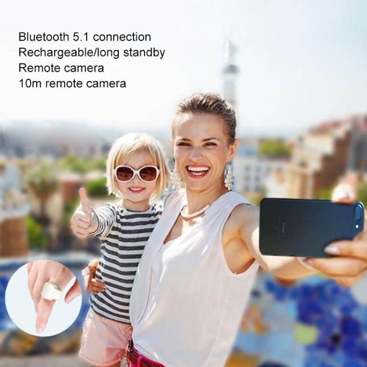 EPSK-010 Bluetooth 5.1 Phone Camera Controller Selfie Remote Control Ring