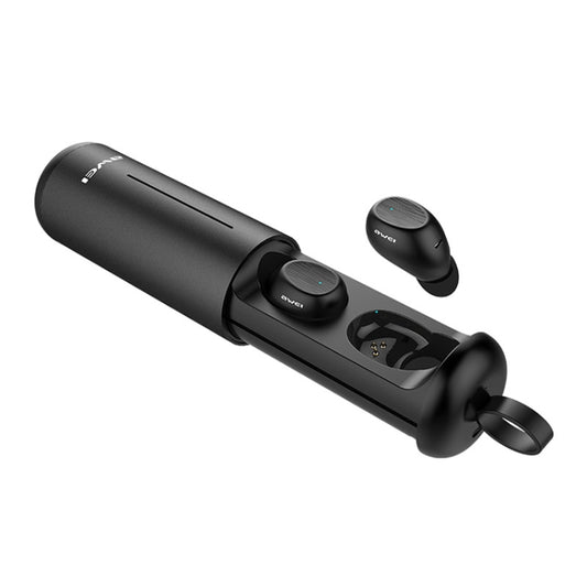 awei T55 true wireless sports earbuds with Bluetooth 5.0 and charging case