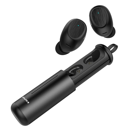 Compact portable charging case for awei T55 wireless earbuds