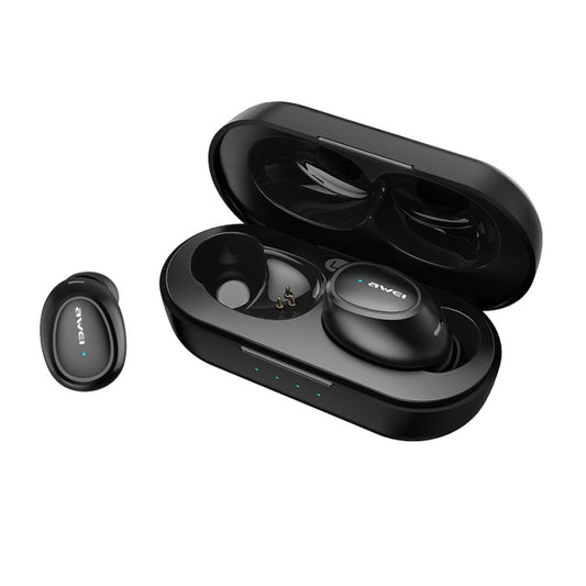 awei T16 TWS Bluetooth 5.0 true wireless sports earbuds with charging case