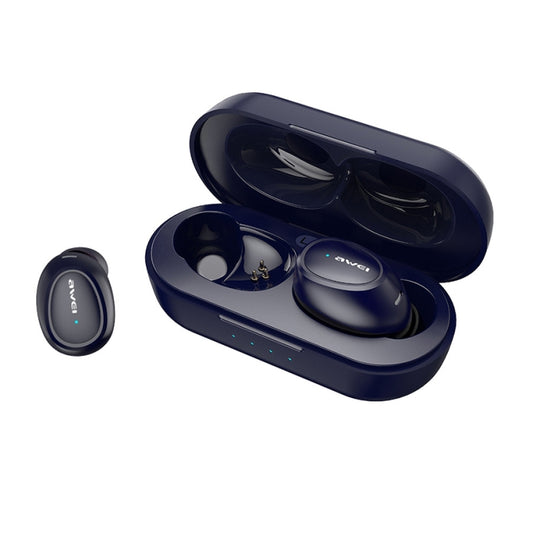 Detailed view of awei T16 earbud with touch controls and premium finish