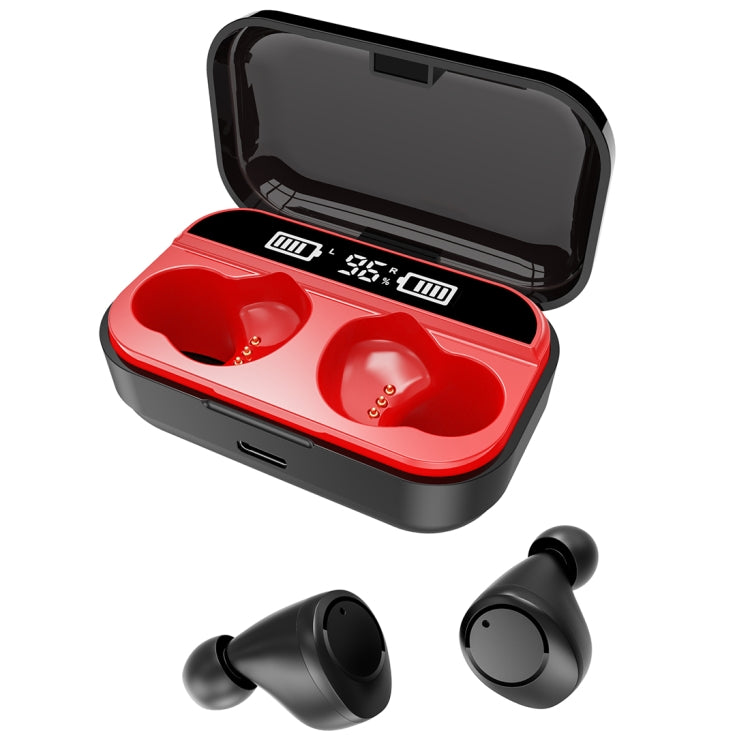 X5 TWS Bluetooth V5.0 Wireless Stereo Headset with Charging Case and Digital Display, Support Intelligent Pairing