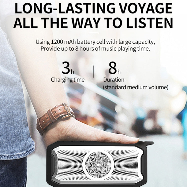 X3 5W Outdoor IPX7 Waterproof Wireless Bluetooth Speaker, Support Hands-free / USB / AUX / TF Card