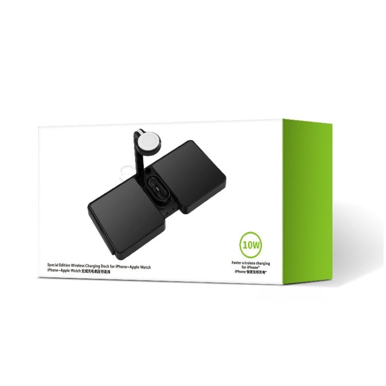 K04 4 in 1 10W Qi Standard Wireless Charger for Mobile Phones & iWatch & AirPods