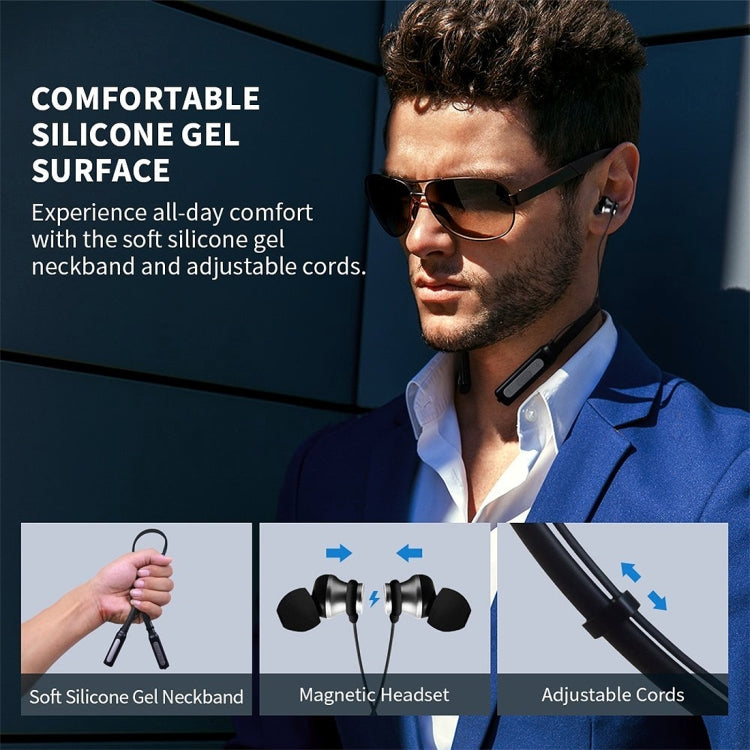 HT1 Magnetic In-Ear Wireless Bluetooth Stereo Headset