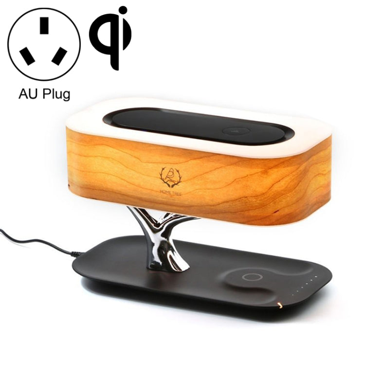 Lampe de bureau Bluetooth Tree Light avec chargeur sans fil pour téléphone, prise AU