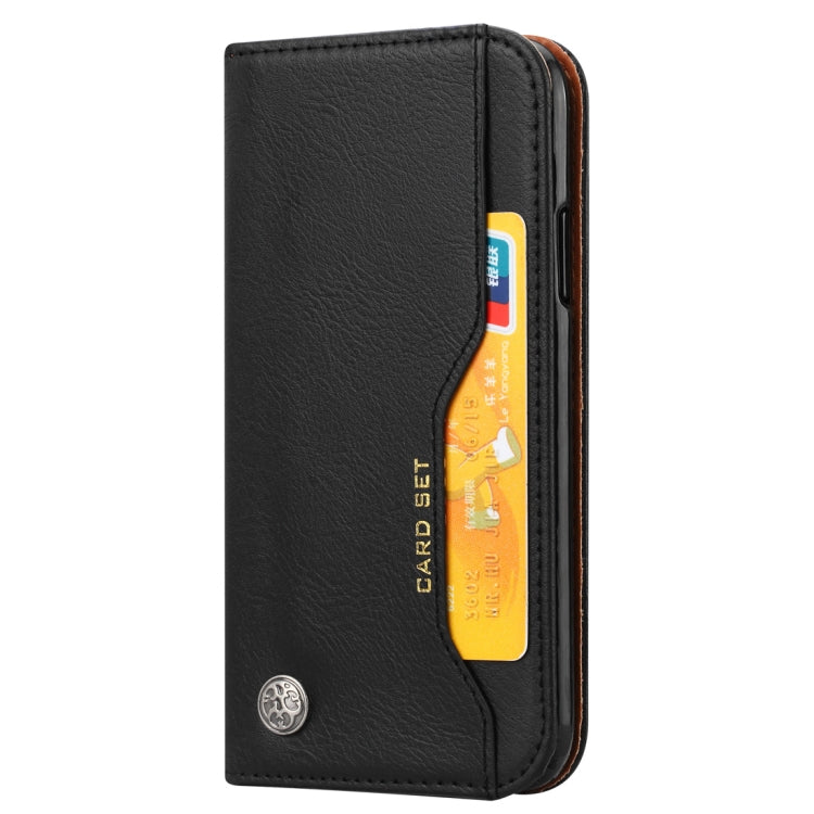 For iPhone X / XS Knead Skin Texture Horizontal Flip Leather Case with Photo Frame & Holder & Card Slots & Wallet, For iPhone XS / X