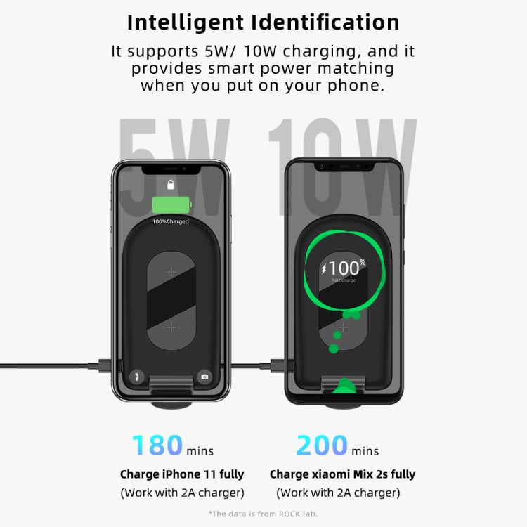 Chargeur sans fil pliable pour téléphone portable ROCK W30 15 W