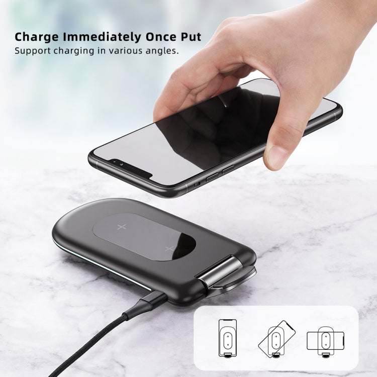 Chargeur sans fil pliable pour téléphone portable ROCK W30 15 W