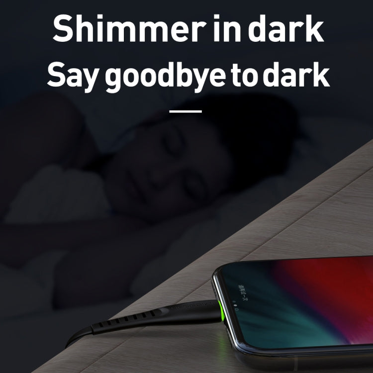 Mcdodo CA-6361 Flying Fish Series 8 Pin to USB LED Cable, Length: 1.2m