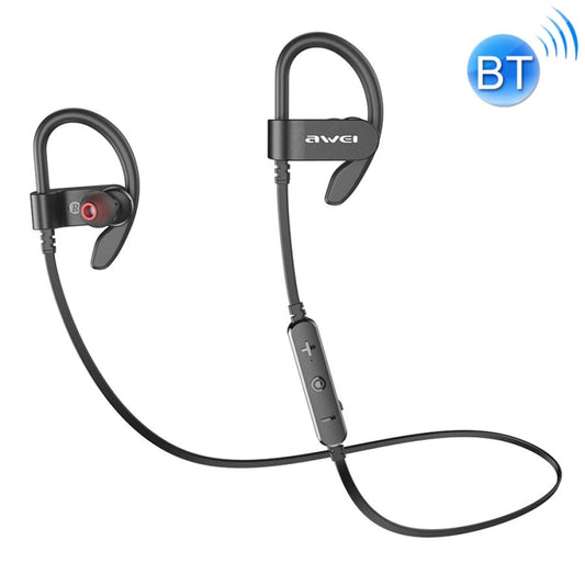 awei WT50 waterproof Bluetooth earphones with neckband design and microphone