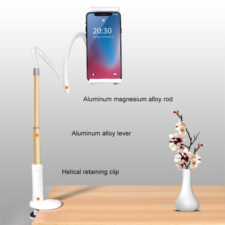 Aluminum-magnesium Alloy Free-Rotating Lazy Bracket Universal Mobile Phones Tablet PC Stand, Suitable for 4-12.9 inch Mobile Phones / Tablet PC, Length: 1m, 1m