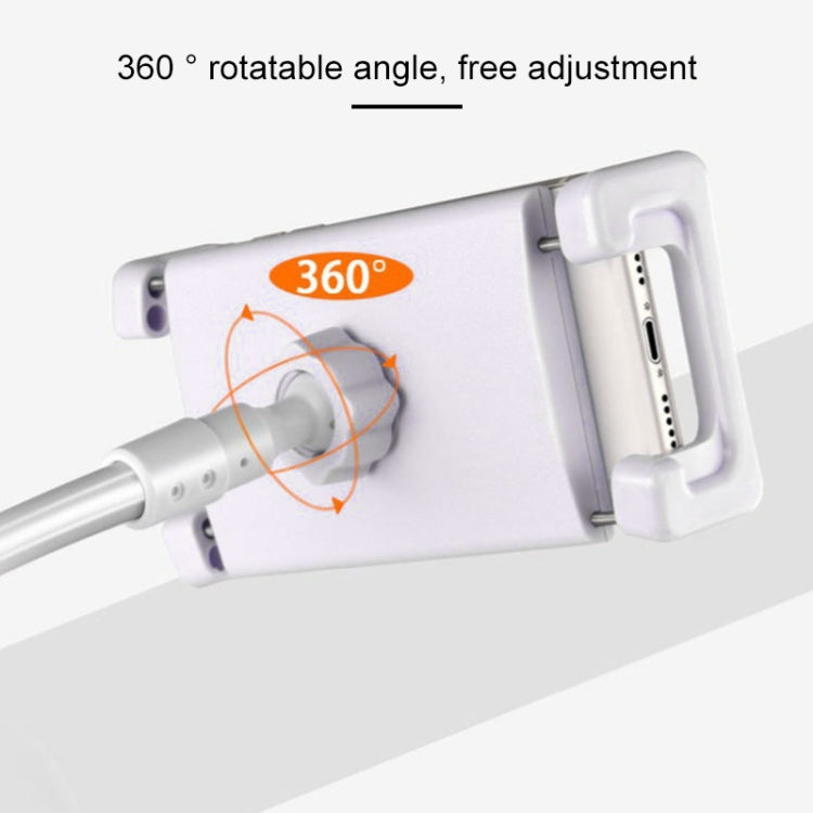 Support rotatif universel en alliage d'aluminium et de magnésium pour téléphones portables et tablettes PC, compatible avec les téléphones portables et tablettes PC de 4 à 12,9 pouces, longueur : 1,3 m.