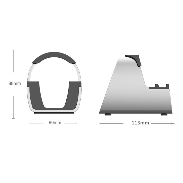 Plastic Version Universal Mobile Phones Tablet PC Desktop Bracket Live Bracket, Plastic Version White