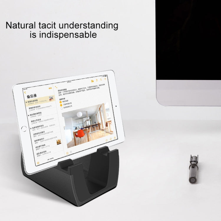 Plastic Version Universal Mobile Phones Tablet PC Desktop Bracket Live Bracket, Plastic Version White