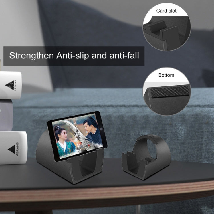 Plastic Version Universal Mobile Phones Tablet PC Desktop Bracket Live Bracket, Plastic Version White