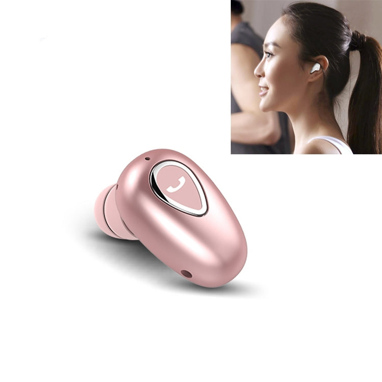 YX01 Sweatproof Bluetooth 4.1 Wireless Bluetooth Earphone, Support Memory Connection & HD Call, White, Black, Flesh Color, Rose Gold, Silver