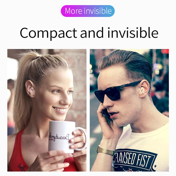 YX01 Sweatproof Bluetooth 4.1 Wireless Bluetooth Earphone, Support Memory Connection & HD Call, White, Black, Flesh Color, Rose Gold, Silver