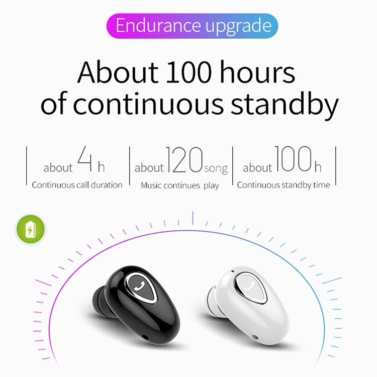 YX01 Sweatproof Bluetooth 4.1 Wireless Bluetooth Earphone, Support Memory Connection & HD Call, White, Black, Flesh Color, Rose Gold, Silver