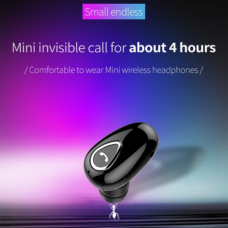 YX01 Sweatproof Bluetooth 4.1 Wireless Bluetooth Earphone, Support Memory Connection & HD Call, White, Black, Flesh Color, Rose Gold, Silver