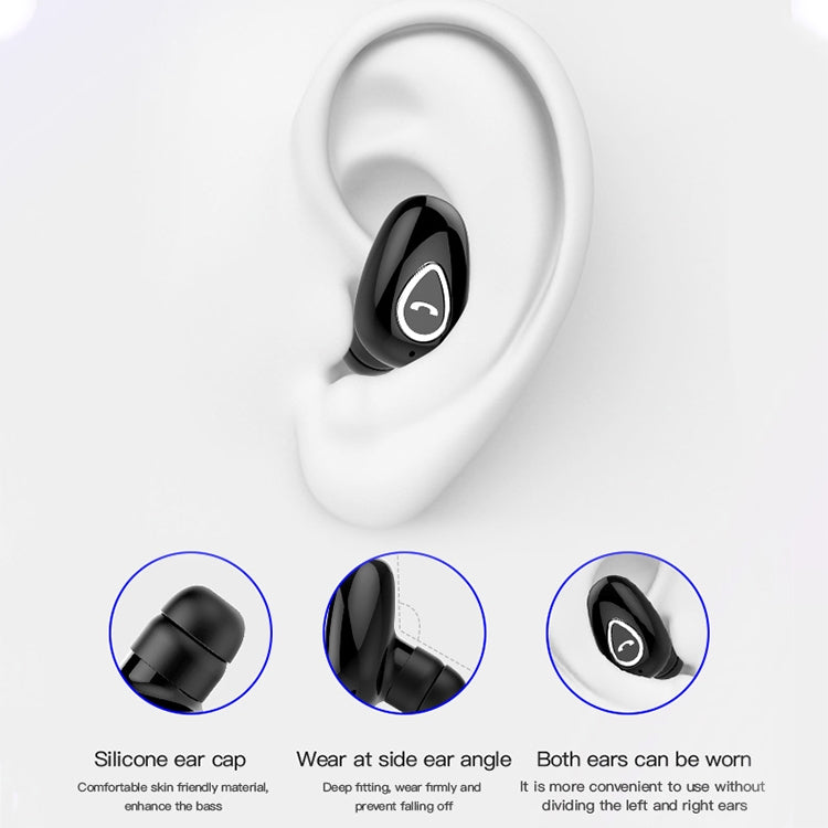 YX01 Sweatproof Bluetooth 4.1 Wireless Bluetooth Earphone with Charging Box, Support Memory Connection & HD Call, with Charging Box Rose Gold, with Charging Box Silver, with Charging Box White, with Charging Box Black, with Charging Box Flesh Color