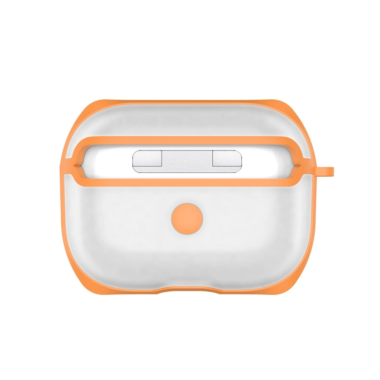 APC001 For AirPods Pro PC + TPU Transparent Earphone Protective Case with Hook