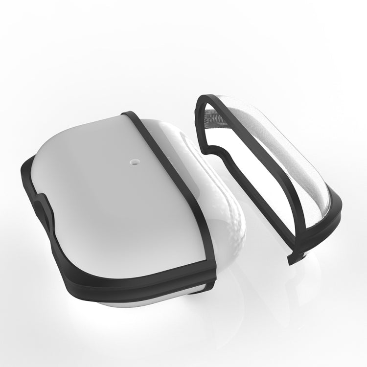 APC001 For AirPods Pro PC + TPU Transparent Earphone Protective Case with Hook