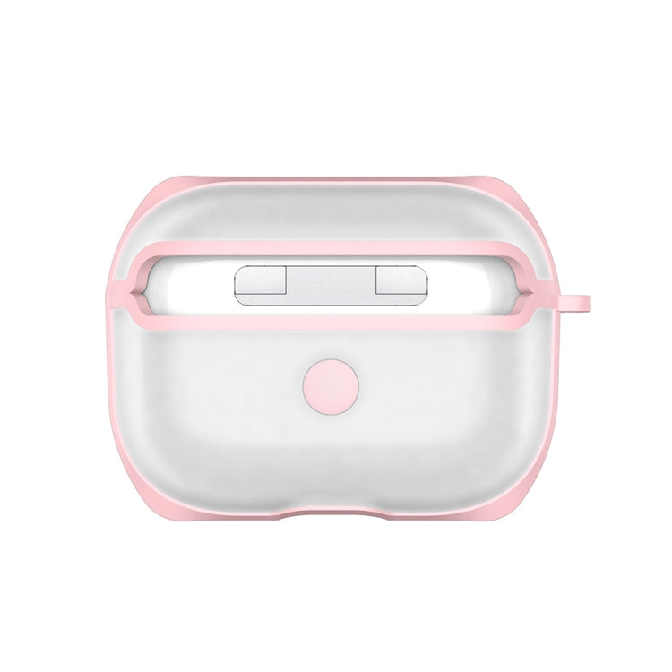 APC001 For AirPods Pro PC + TPU Transparent Earphone Protective Case with Hook