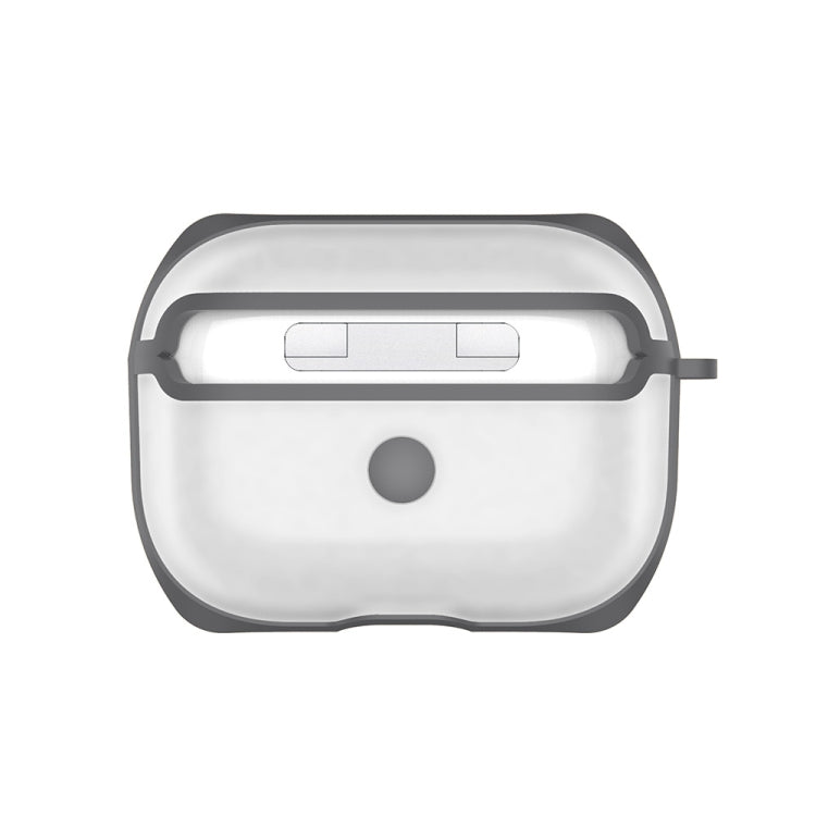APC001 For AirPods Pro PC + TPU Transparent Earphone Protective Case with Hook