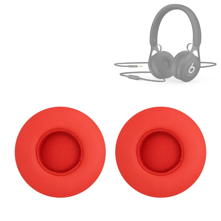 2 PCS For Beats EP Wired Headset Ear-cap Sponge Earmuffs, Blue, Red, White