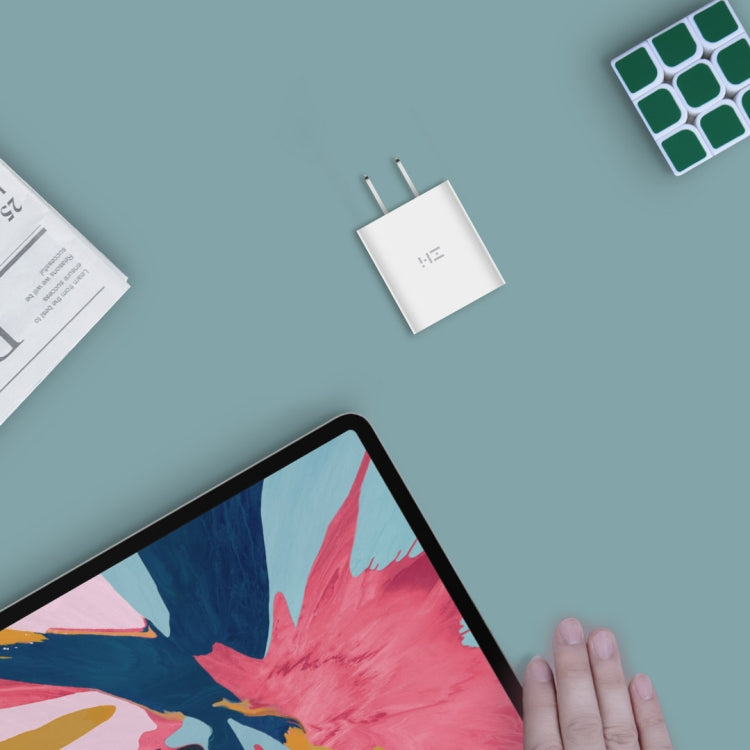 Chargeur rapide d'origine Xiaomi Youpin ZMI 20 W avec câble de charge Type-C/USB-C vers 8 broches, prise américaine