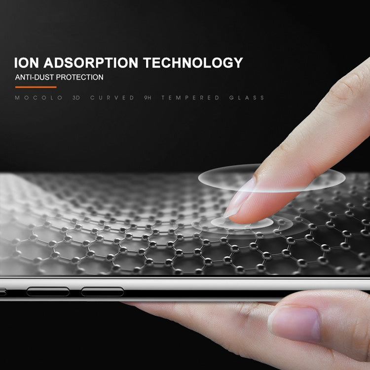 For iPhone 11 Pro / XS / X mocolo 0.33mm 9H 3D Round Edge Privacy Anti-glare Tempered Glass Film, iPhone XS / X