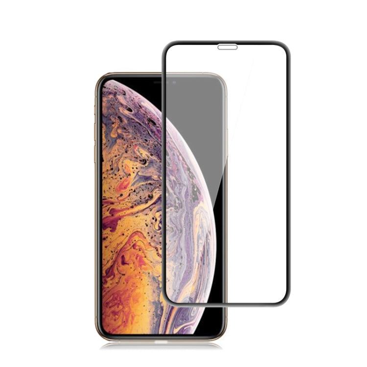 For iPhone XS / X mocolo 0.33mm 9H 3D Round Edge Tempered Glass Film, iPhone XS / X