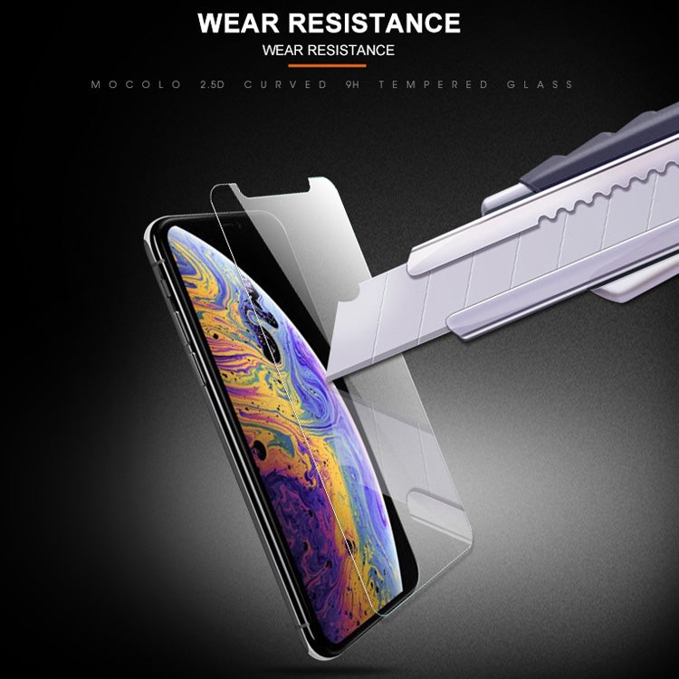 For iPhone XS / X mocolo 0.33mm 9H 2.5D Tempered Glass Film, iPhone XS / X