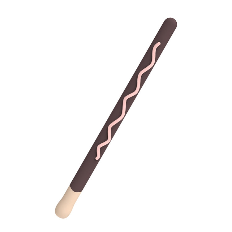 LOVE MEI For Apple Pencil 1 Stripe Design Stylus Pen Silicone Protective Case Cover, For Apple Pencil 1