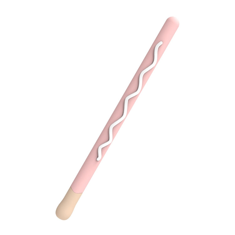 LOVE MEI For Apple Pencil 1 Stripe Design Stylus Pen Silicone Protective Case Cover, For Apple Pencil 1