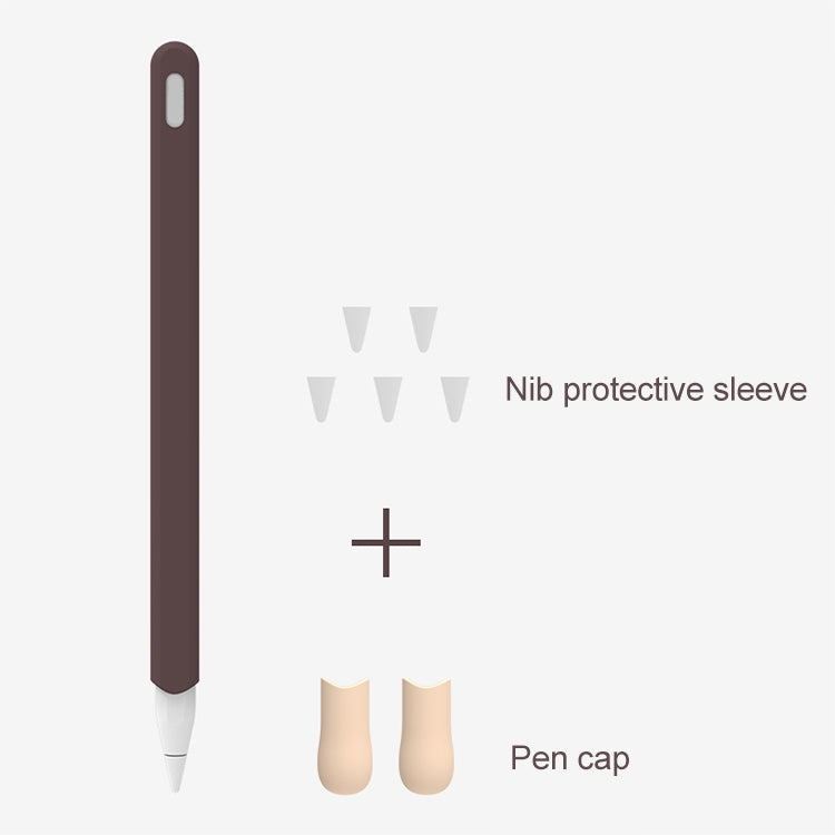 LOVE MEI For Apple Pencil 1 Stripe Design Stylus Pen Silicone Protective Case Cover, For Apple Pencil 1