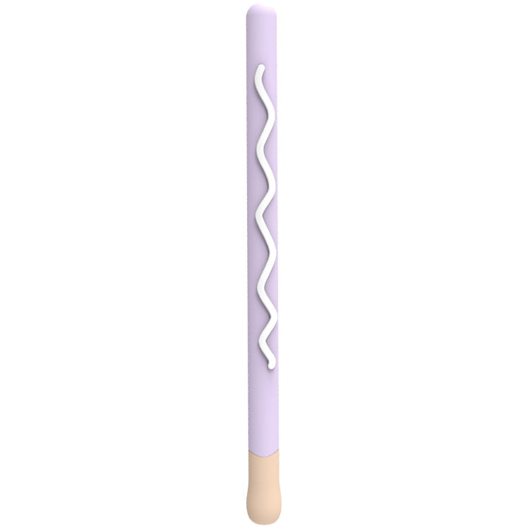 LOVE MEI For Apple Pencil 1 Stripe Design Stylus Pen Silicone Protective Case Cover, For Apple Pencil 1
