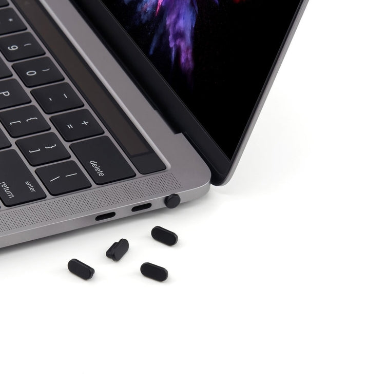 Prises anti-poussière ENKAY 5 en 1 pour port de charge pour MacBook 12 pouces / MacBook Pro 13,3 / 15,4 pouces (2016/2017)