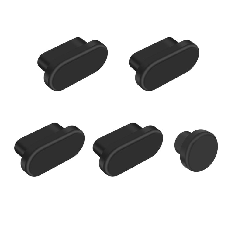 Prises anti-poussière ENKAY 5 en 1 pour port de charge pour MacBook 12 pouces / MacBook Pro 13,3 / 15,4 pouces (2016/2017)