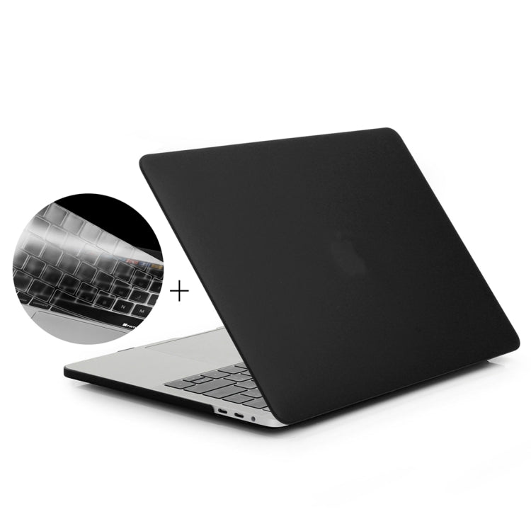 ENKAY Hat-Prince 2 en 1 Coque rigide givrée en plastique + Protection clavier ultra-fine en TPU version américaine pour MacBook Pro 13,3 pouces (2016) avec Touch Bar (A1706)
