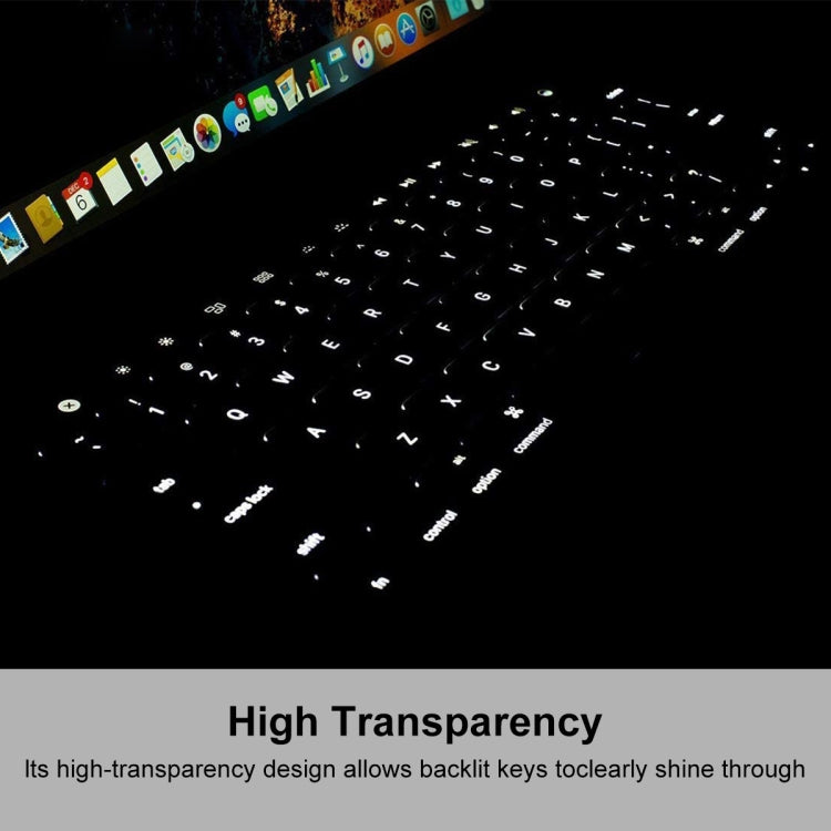 Protection clavier ENKAY en TPU pour MacBook 12 pouces (A1534) / MacBook Pro 13,3 pouces sans Touch Bar (A1708) (2015), version Europe, version UE