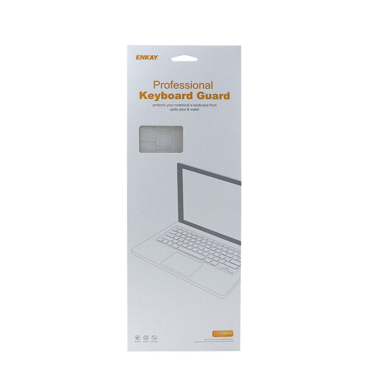 Protection clavier ENKAY en TPU pour MacBook 12 pouces (A1534) / MacBook Pro 13,3 pouces sans Touch Bar (A1708) (2015), version Europe, version UE